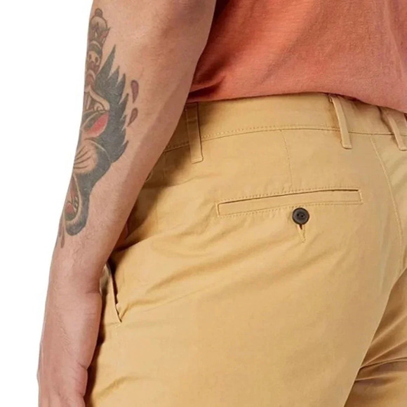 Men's Classic Pants Slim Leg Yellow Size 33x30 - Picture 4 of 12